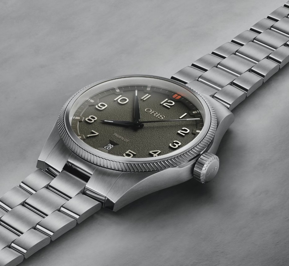 Часы ORIS  Мужские швейцарские часы, автоматический механизм, сталь, 41 мм